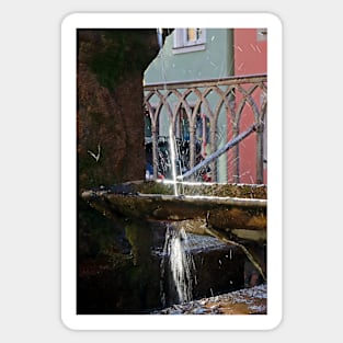 Old Fountain - Rothenburg od Tauber Sticker